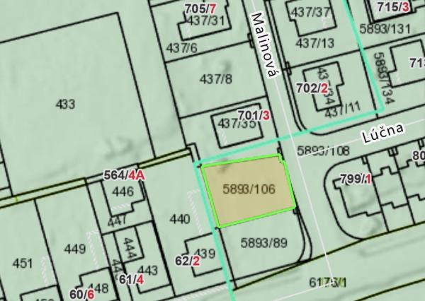 Rovinatý stavebny pozemok  Nové Mokrance