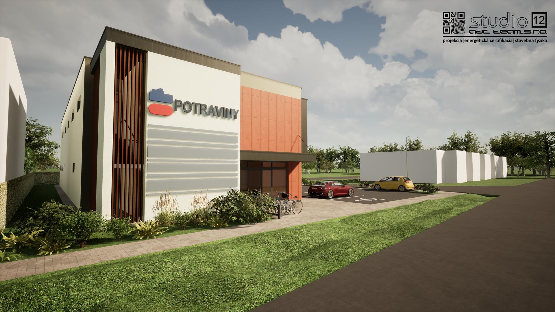 Polyfunkčná budova v Mokranciach